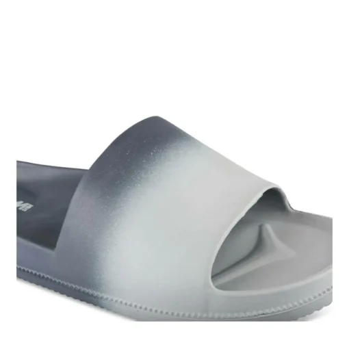 Claquettes BLEU Homme Motif Uni A Enfiler