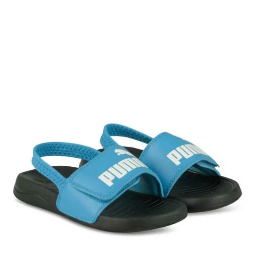 Claquettes BLEU PUMA Popcat 20 Backstrap