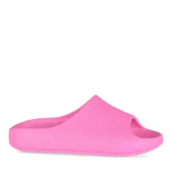 Claquettes FUSCHIA Femme Motif Uni A Enfiler