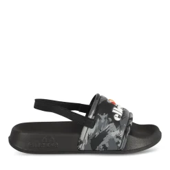Claquettes GRIS Garçon Motif Camouflage Elastique