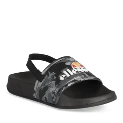 Claquettes GRIS Garçon Motif Camouflage Elastique