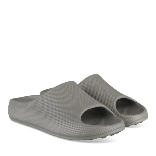 Claquettes GRIS Garçon Motif Uni A Enfiler