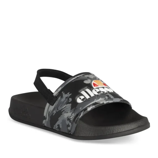 Claquettes GRIS Garçon Motif Camouflage Elastique