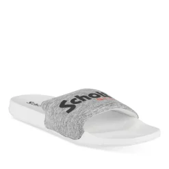 Claquettes GRIS Homme Motif Uni A Enfiler