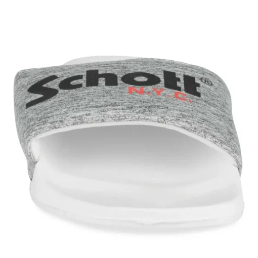 Claquettes GRIS Homme Motif Uni A Enfiler