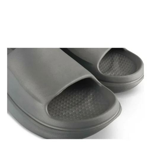 Claquettes GRIS Homme Motif Uni A Enfiler