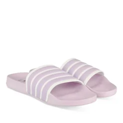 Claquettes LILAS Femme Motif Uni A Enfiler