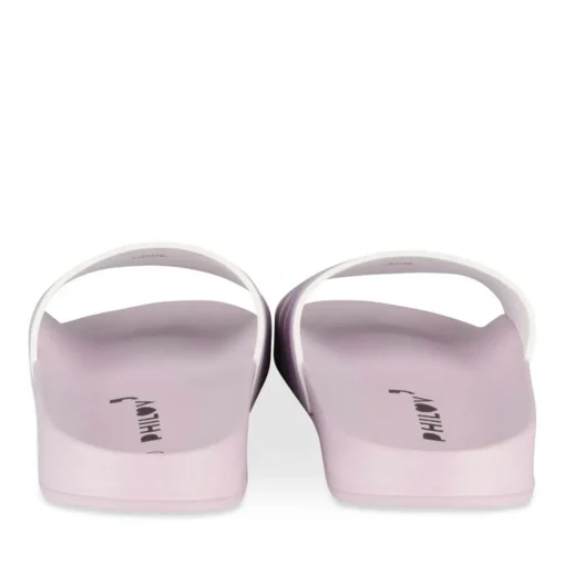 Claquettes LILAS Femme Motif Uni A Enfiler