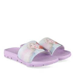 Claquettes LILAS Fille Motif Uni A Enfiler