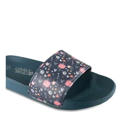 Claquettes MARINE Fille Motif Uni A Enfiler