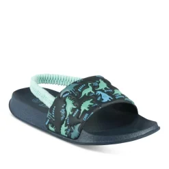 Claquettes MARINE Garçon Motif Dinosaure A Enfiler