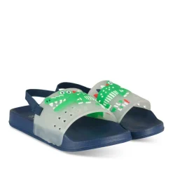 Claquettes MARINE Garçon Motif Uni A Enfiler