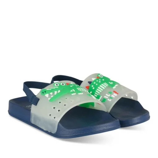 Claquettes MARINE Garçon Motif Uni A Enfiler