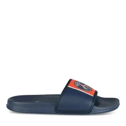 Claquettes MARINE Homme Motif Uni A Enfiler