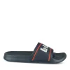 Claquettes MARINE Homme Motif Uni A Enfiler