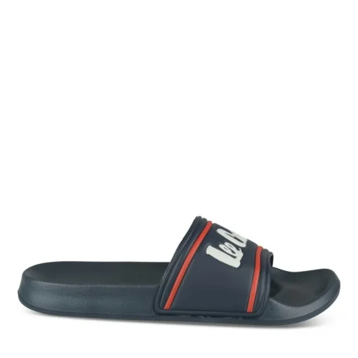 Claquettes MARINE Homme Motif Uni A Enfiler
