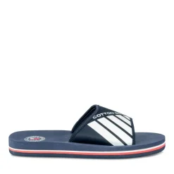 Claquettes MARINE Homme Motif Uni A Enfiler