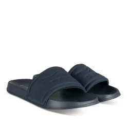 Claquettes MARINE Homme Motif Uni A Enfiler