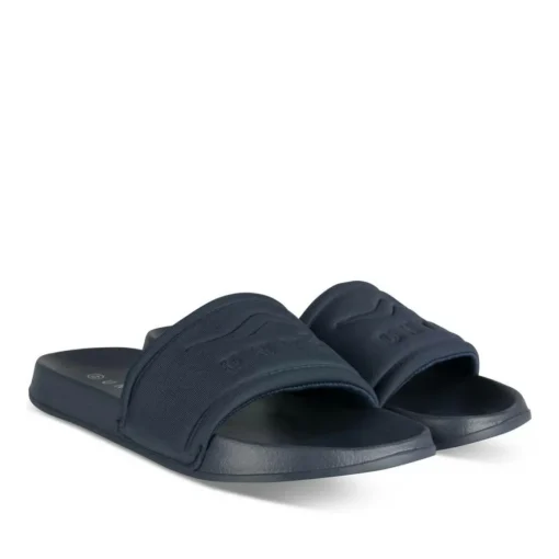 Claquettes MARINE Homme Motif Uni A Enfiler