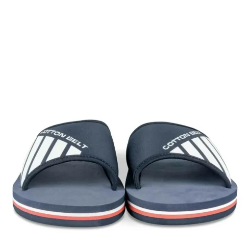 Claquettes MARINE Homme Motif Uni A Enfiler