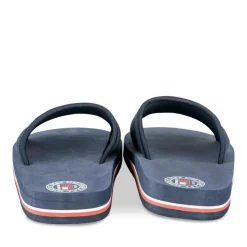 Claquettes MARINE Homme Motif Uni A Enfiler