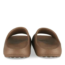 Claquettes MARRON Femme Motif Uni A Enfiler
