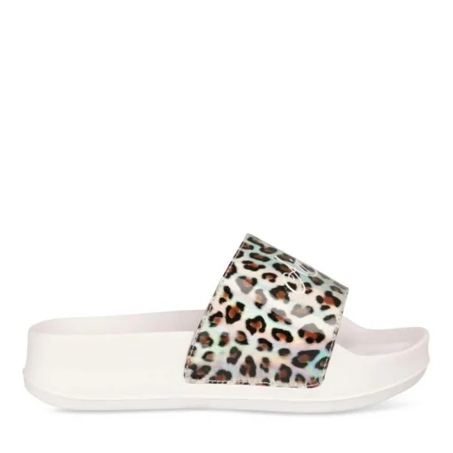 Claquettes MULTICOLOR Femme Motif Animal