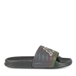 Claquettes NOIR Femme Motif Uni