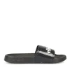 Claquettes NOIR Femme Motif Uni