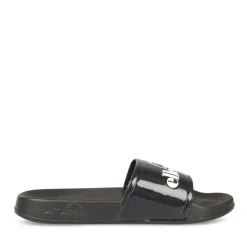 Claquettes NOIR Femme Motif Uni