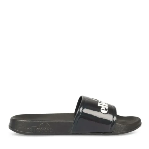 Claquettes NOIR Femme Motif Uni