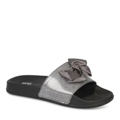 Claquettes NOIR Femme Motif Uni