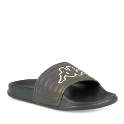 Claquettes NOIR Femme Motif Uni