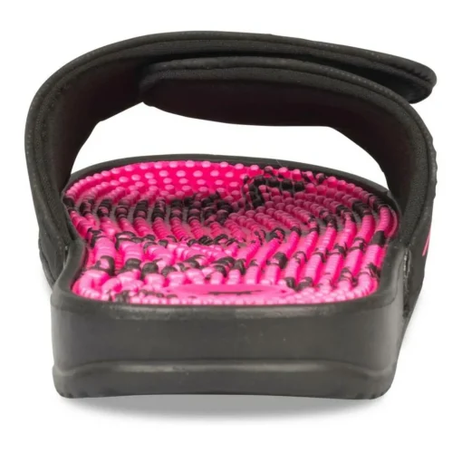 Claquettes NOIR Femme Motif Uni
