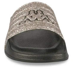 Claquettes NOIR Femme Motif Paillettes A Enfiler