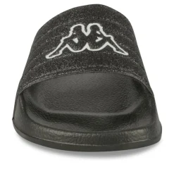 Claquettes NOIR Femme Motif Paillettes A Enfiler