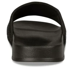 Claquettes NOIR Femme Motif Uni