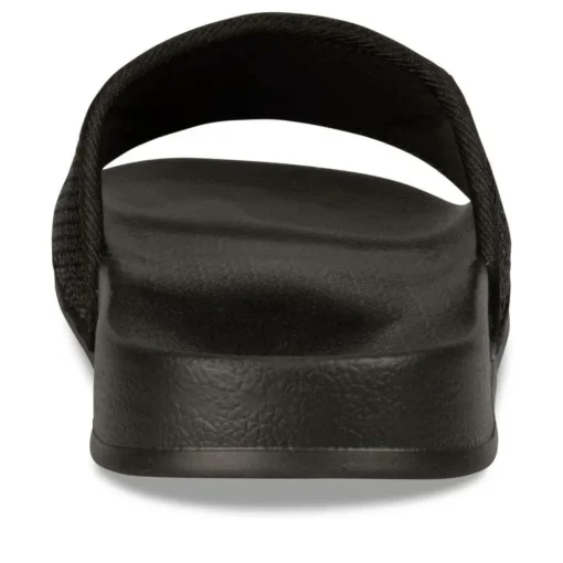 Claquettes NOIR Femme Motif Uni