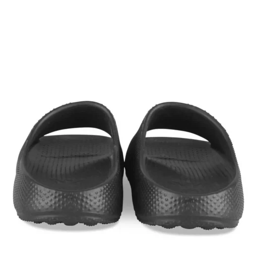 Claquettes NOIR Femme Motif Uni A Enfiler