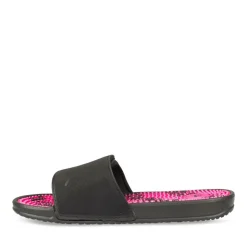 Claquettes NOIR Femme Motif Uni