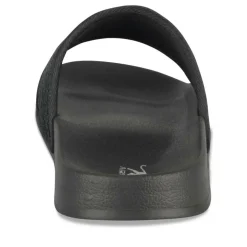 Claquettes NOIR Femme Motif Uni A Enfiler