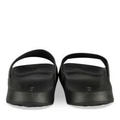 Claquettes NOIR Femme Motif Uni A Enfiler