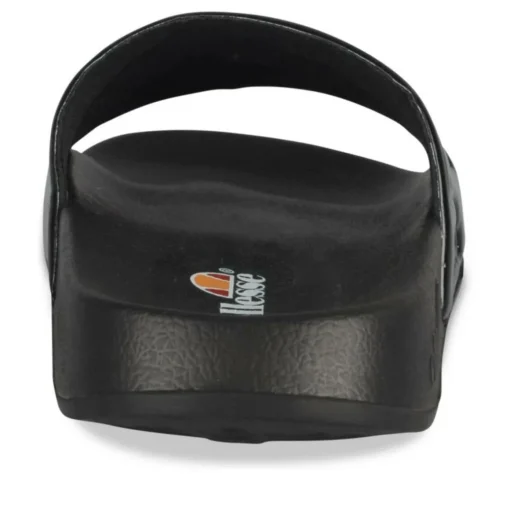 Claquettes NOIR Femme Motif Uni A Enfiler
