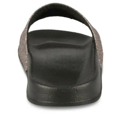 Claquettes NOIR Femme Motif Paillettes A Enfiler
