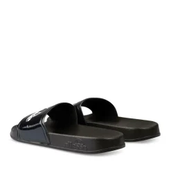 Claquettes NOIR Femme Motif Uni
