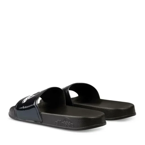 Claquettes NOIR Femme Motif Uni