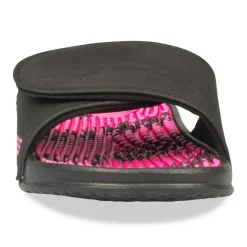 Claquettes NOIR Femme Motif Uni