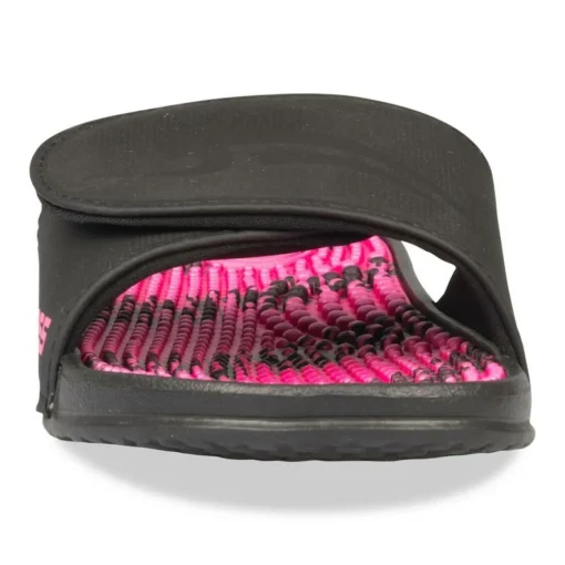 Claquettes NOIR Femme Motif Uni