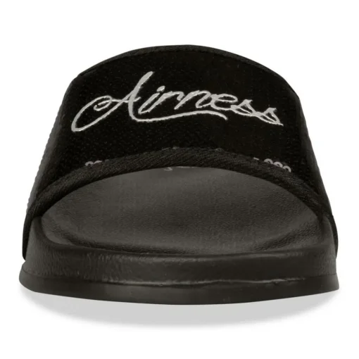 Claquettes NOIR Femme Motif Uni