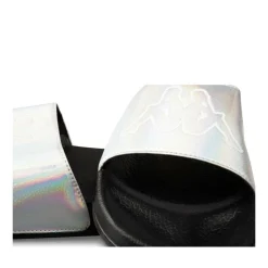 Claquettes NOIR Femme Motif Uni A Enfiler